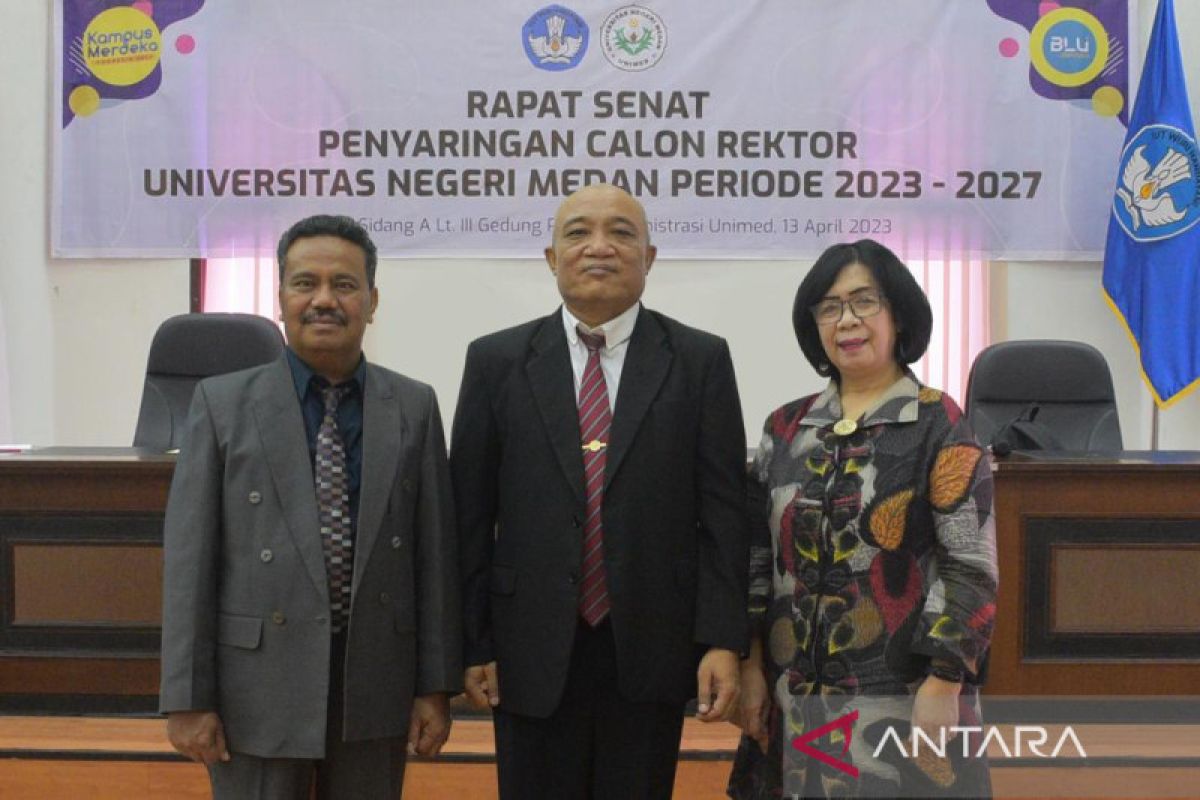 Senat tetapkan tiga calon Rektor Unimed periode 2023-2027