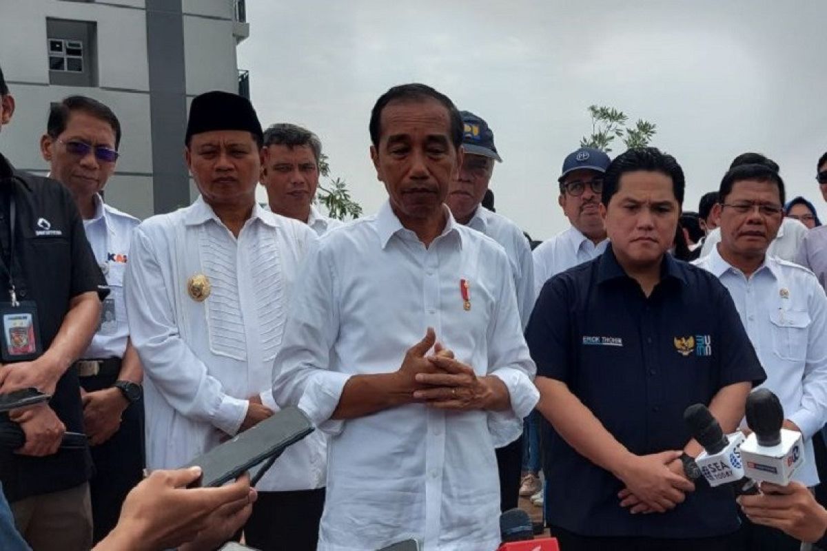 Presiden Jokowi sebut Perpres gaji pegawai IKN perlu konsolidasi kementerian