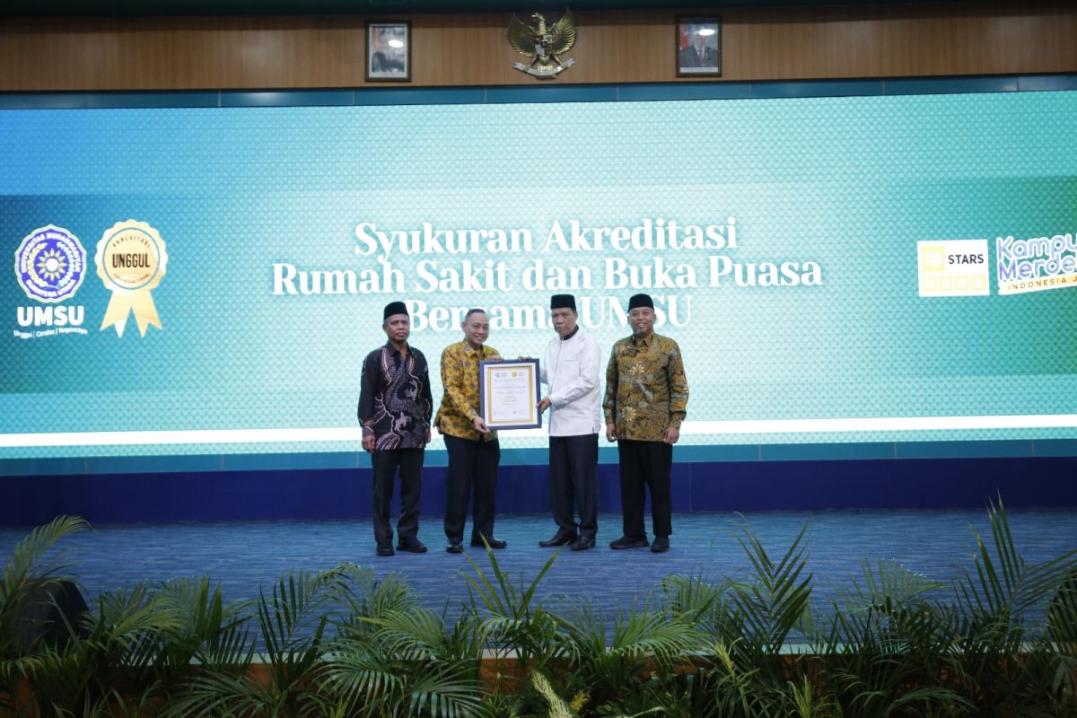 UMSU tasyakuran  atas RSU Muhammadiyah terakreditasi bintang lima