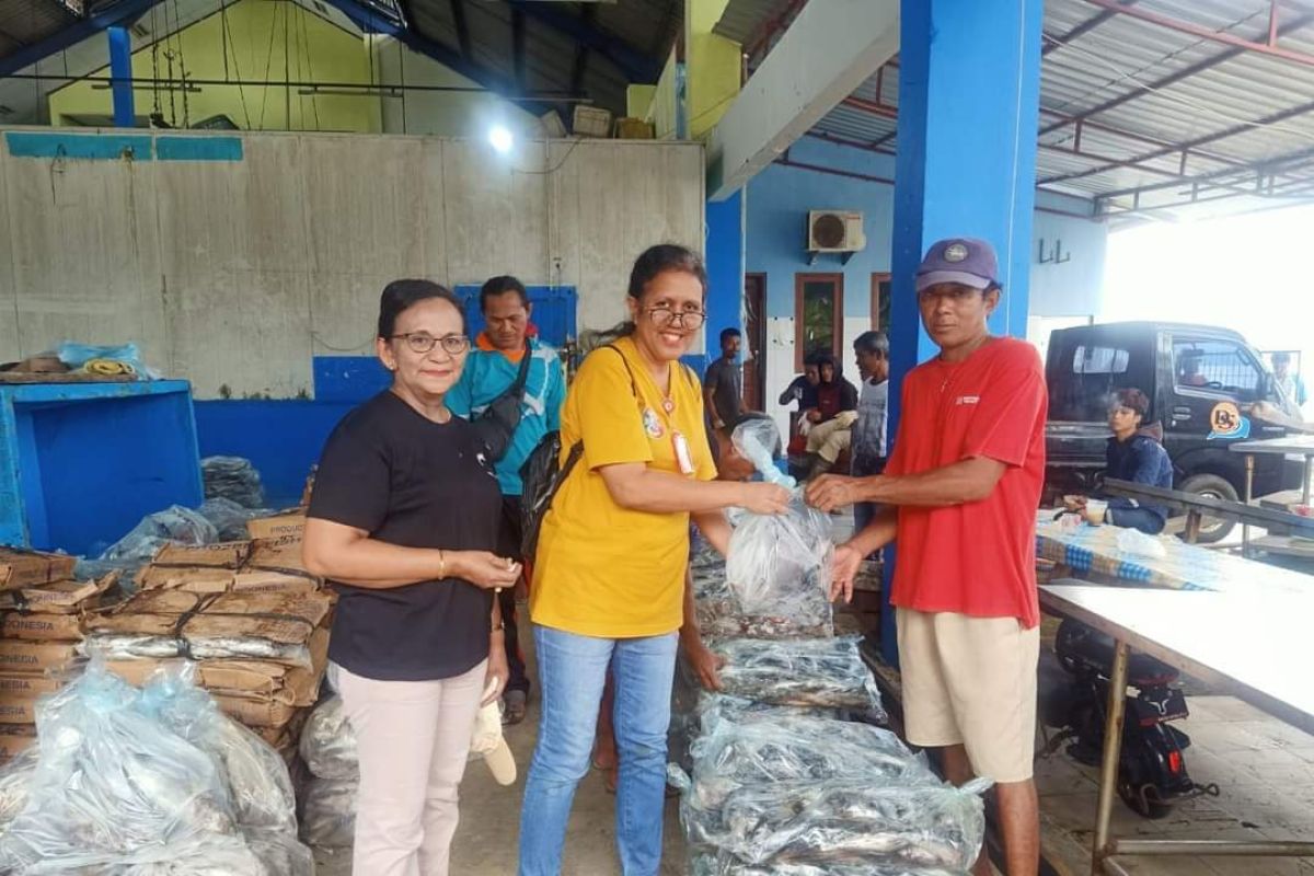 DKP Ambon bantu pakan ikan 44 kelompok budidaya