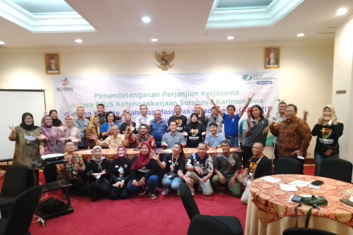 BPJS Ketenagakerjaan Karimunjawa - KORMI Surabaya sepakat lindungi atlet