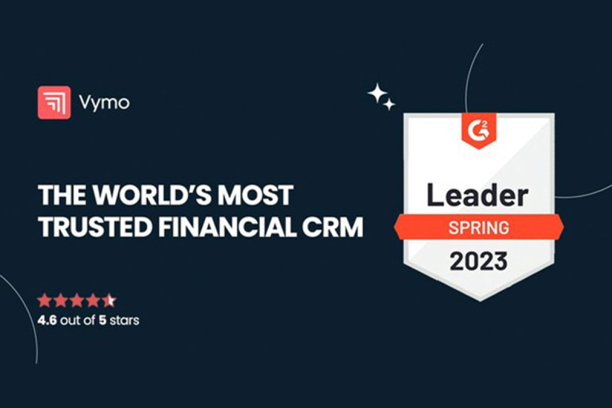Tenaga penjualan memilih Vymo sebagai Pemimpin dalam Layanan Keuangan CRM di G2