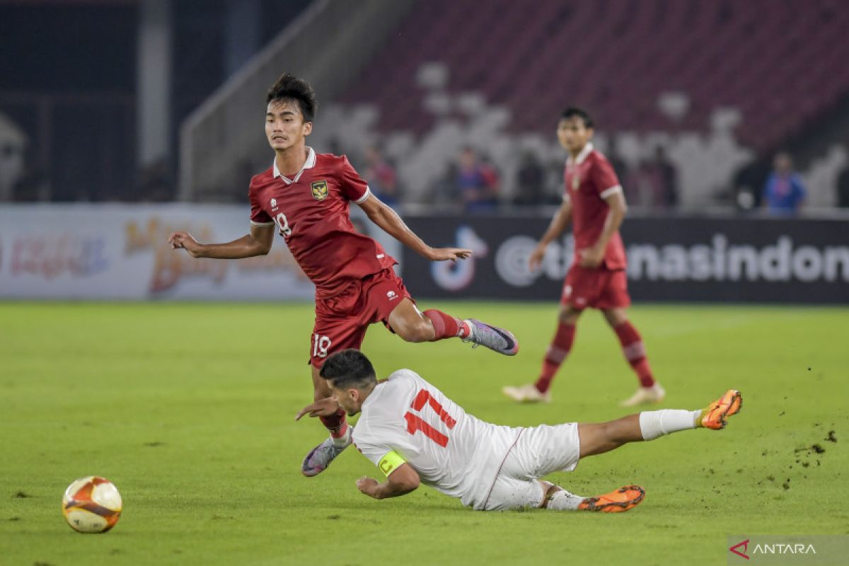 Timnas Indonesia U-22 takluk 1-2 dari Lebanon pada laga uji coba
