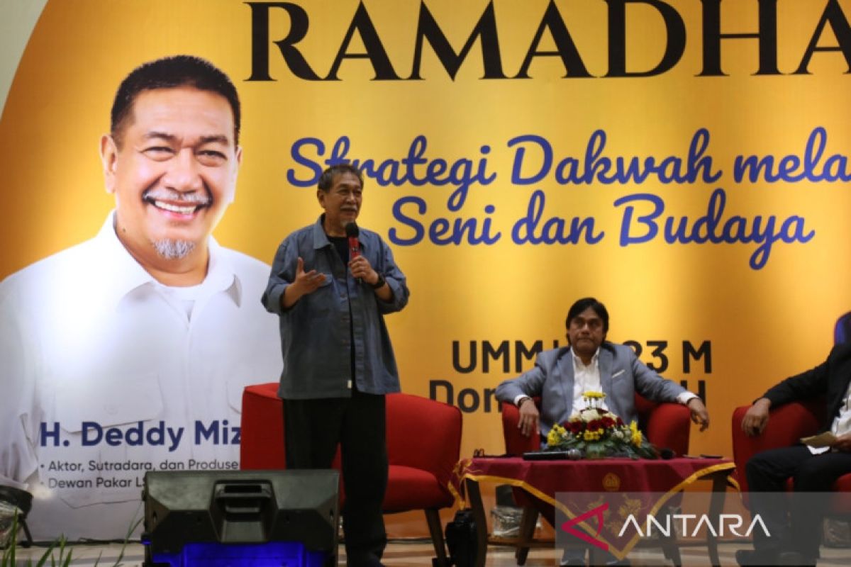 Deddy Mizwar: Dakwah bisa dilakukan lewat tontonan