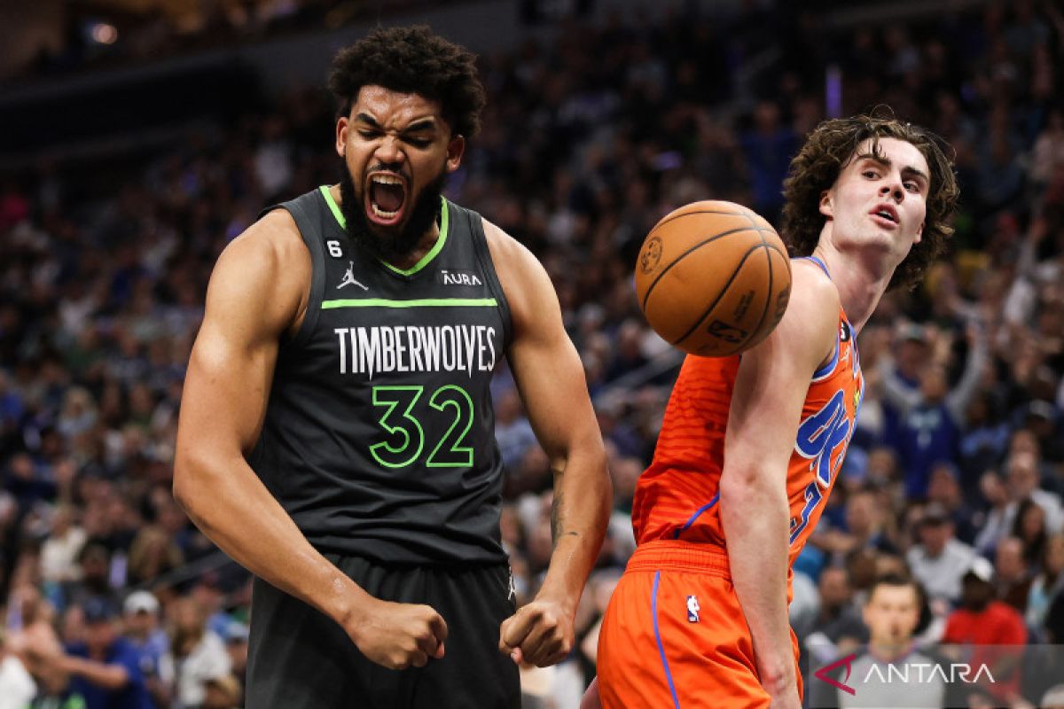 Hancurkan Thunder, Timberwolves pastikan tempat di play-off