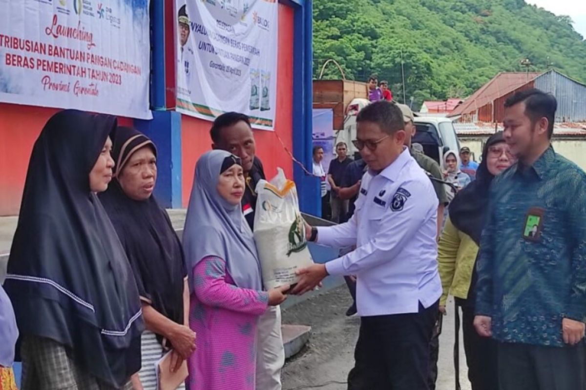 131.165 KPM di Gorontalo terima bantuan cadangan beras