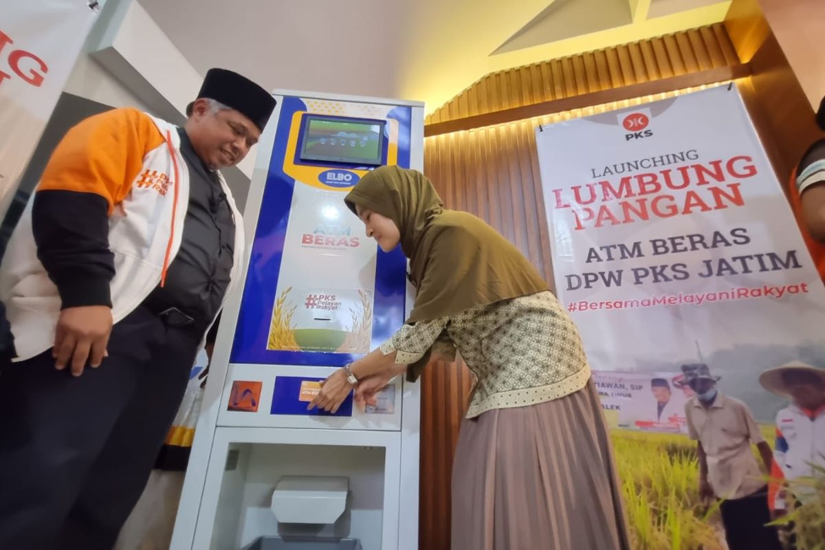 Program lumbung pangan, PKS Jatim dirikan ATM Beras