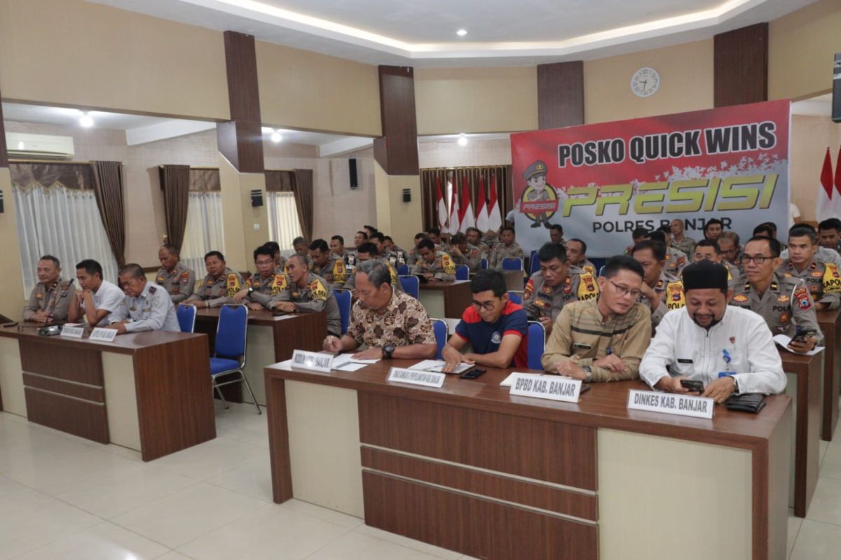 ARUS MUDIK - Polres Banjar imbau pemudik waspada tujuh lokasi rawan lakalantas