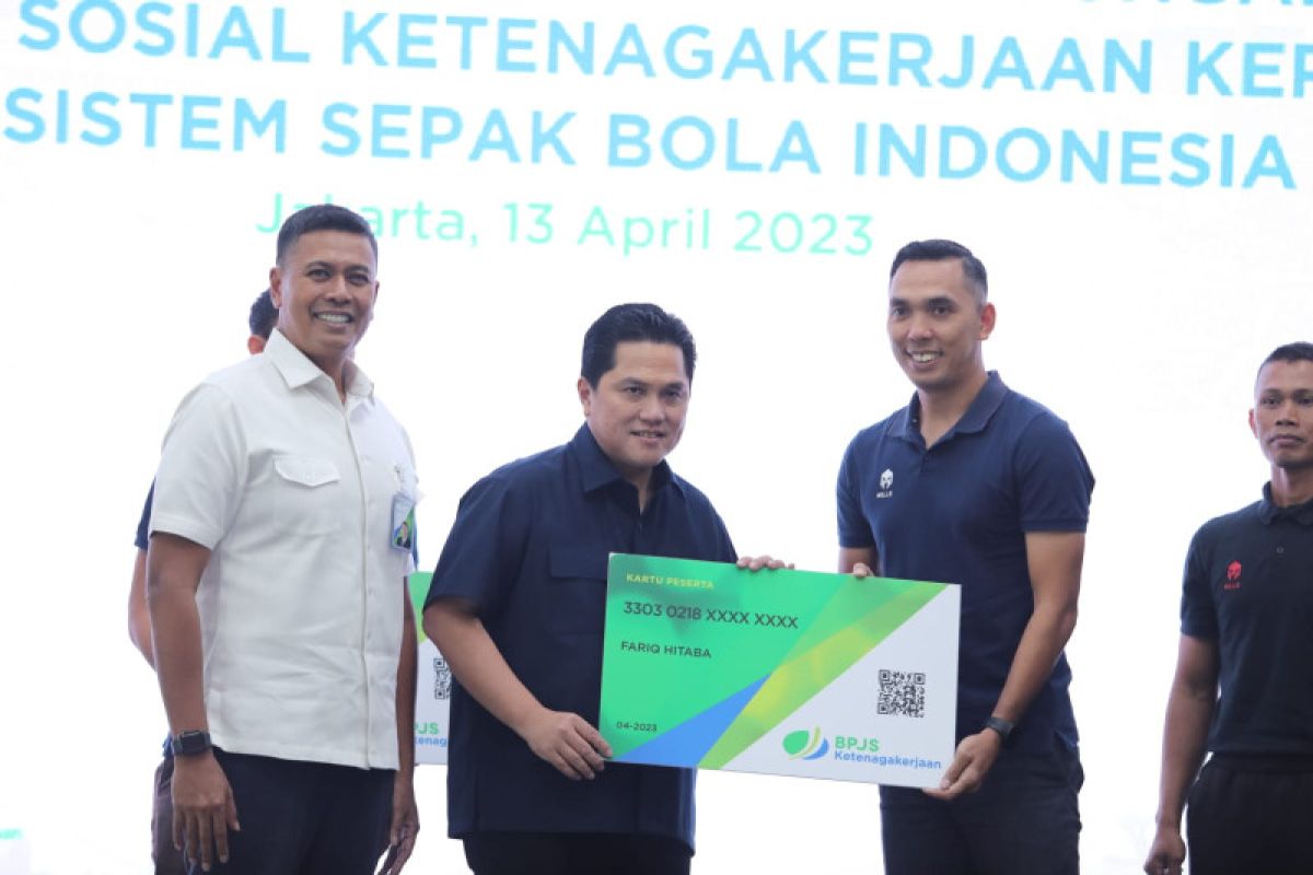 PSSI gandeng BPJS Ketenagakerjaan beri perlindungan jaminan sosial