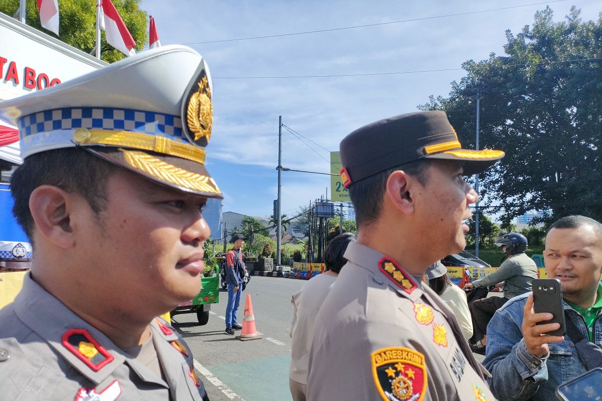 Polresta Bogor berangkatkan tiga bus mudik gratis