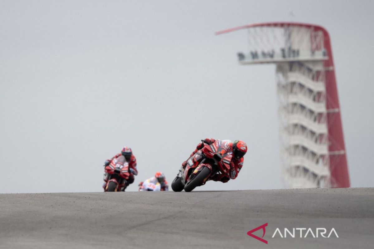 Moto GP: Bagnaia menangkan Sprint dan cetak rekor di Austin
