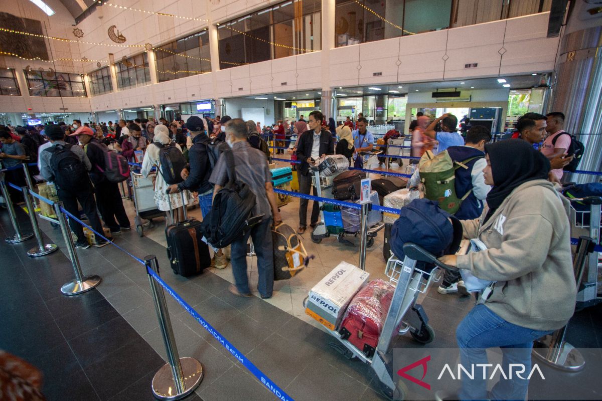 Penerbangan di Bandara Batam ditambah saat arus mudik Lebaran