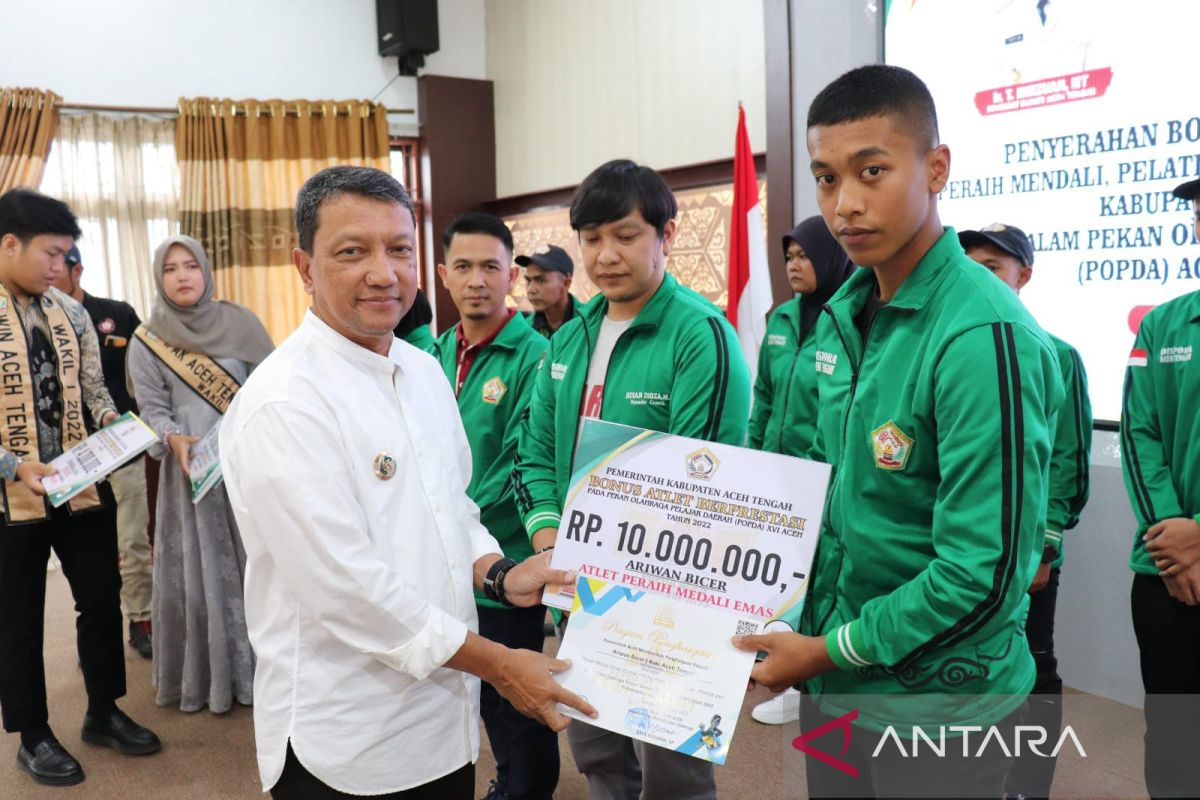 Pemkab Aceh Tengah cairkan bonus atlet Popda XVI