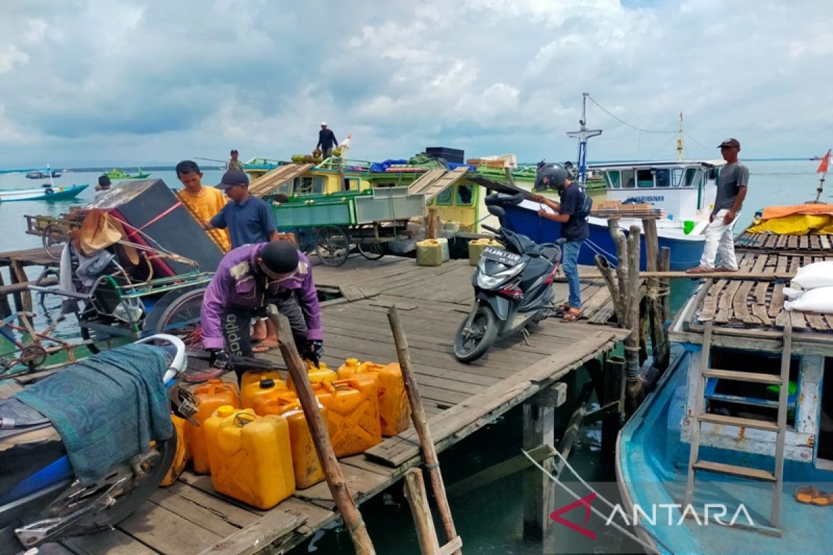 ARUS MUDIK: Kapal angkutan penumpang Pulau Sebuku tak ada kenaikan penumpang