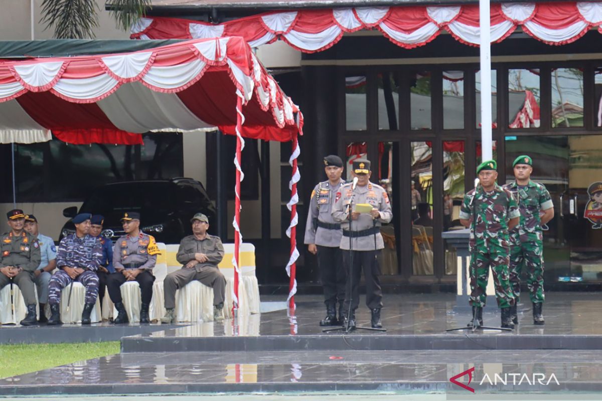 Polda Gorontalo gelar pasukan Ketupat Otanaha