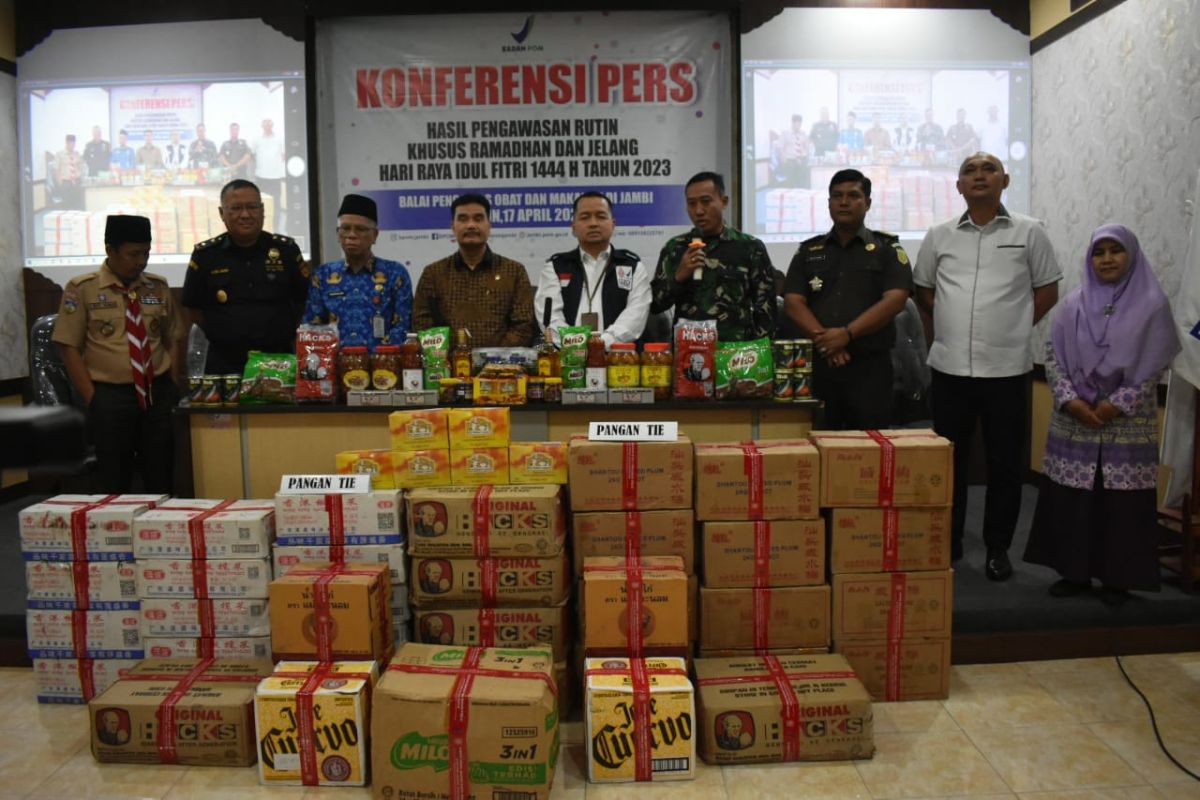 BPOM Jambi amankan produk hasil temuan selama Ramadhan