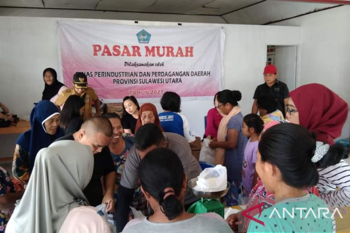 Animo masyarakat perbatasan Sulut belanja pasar murah lebaran tinggi