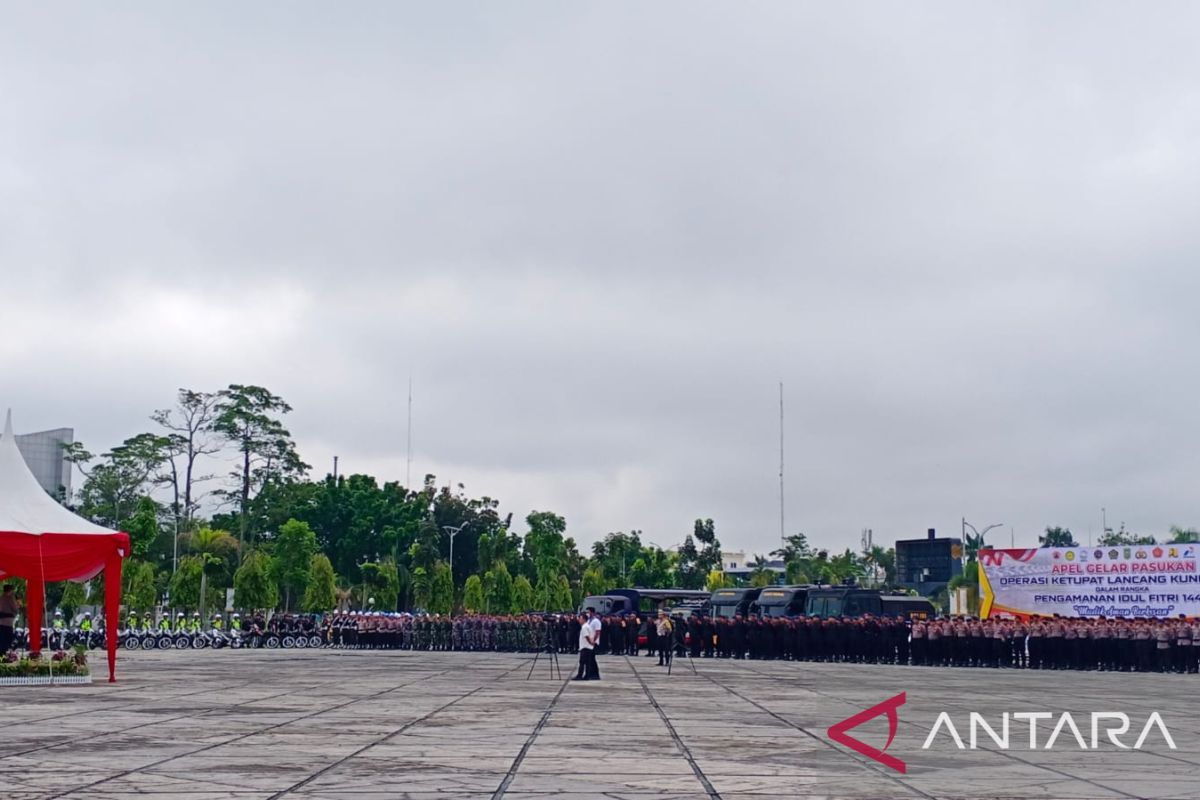 ARUS MUDIK- Polda Riau siagakan 3.107 personel untuk pengamanan mudik