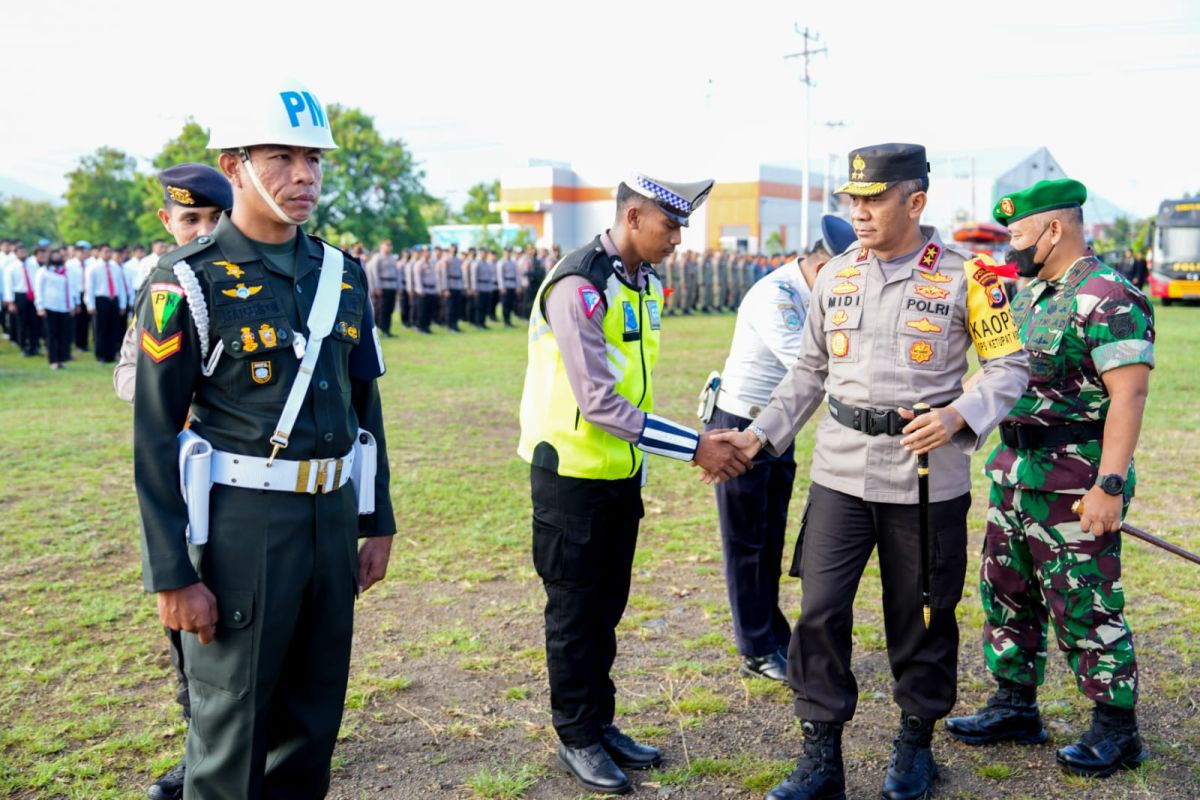 Polda Maluku gelar pasukan Operasi Ketupat Kie Raha  2023