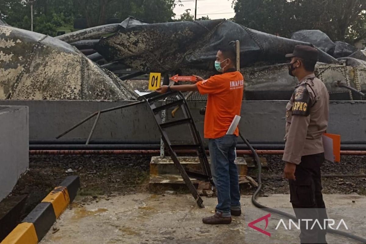 Polisi: Tidak ada korban jiwa ledakan stasiun minyak di Banyuasin