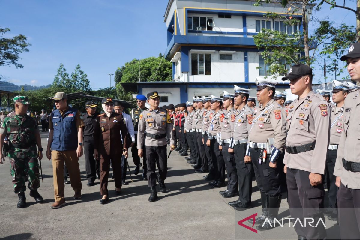 Ratusan personel gabungan dikerahkan pada Operasi Ketupat Lodaya 2023 di Kota Sukabumi