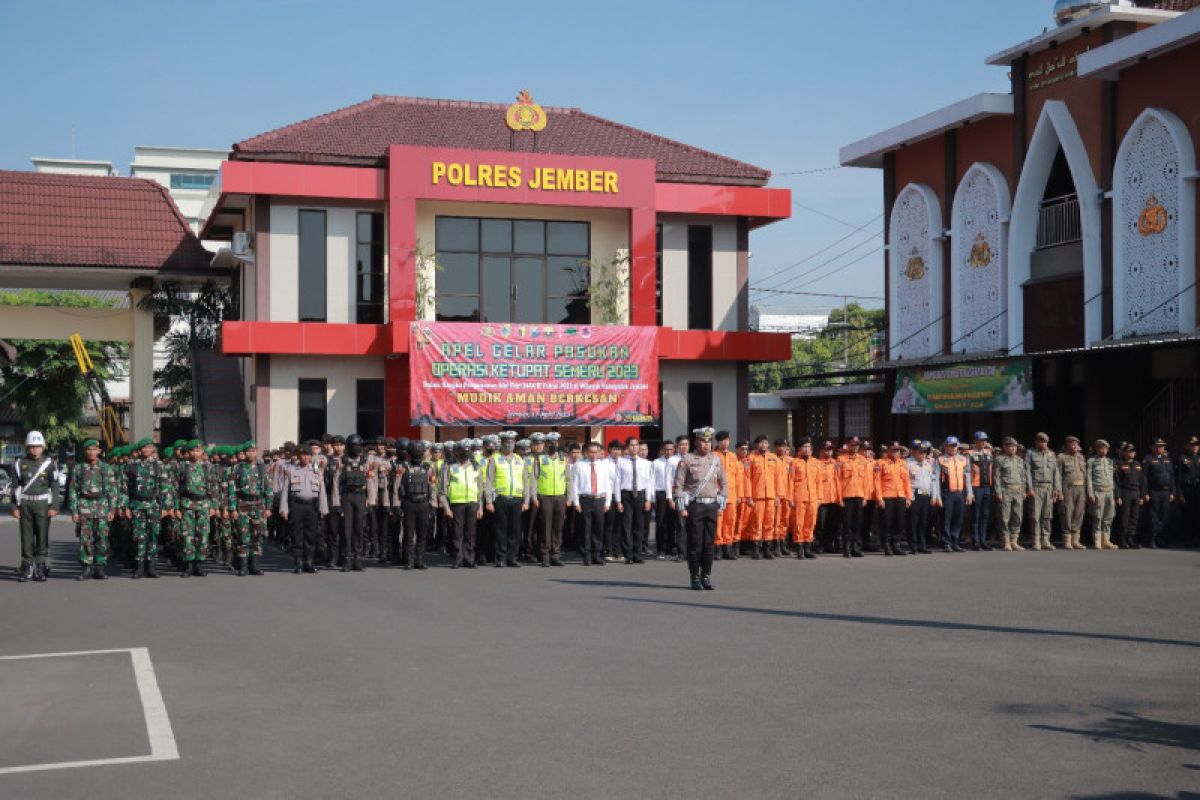 Polres Jember siagakan 364 personel gabungan pengamanan Lebaran 2023