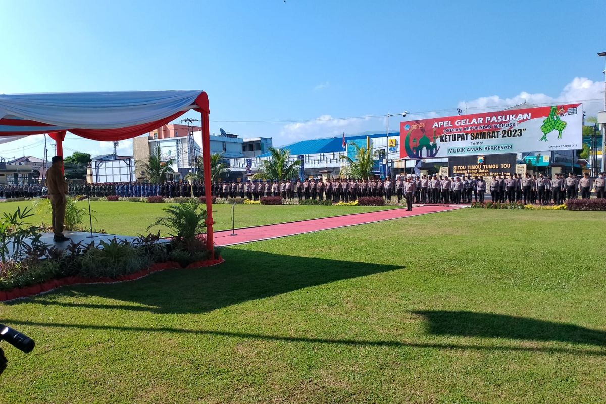 Polda Sulut apel gelar pasukan Operasi Ketupat Samrat 2023