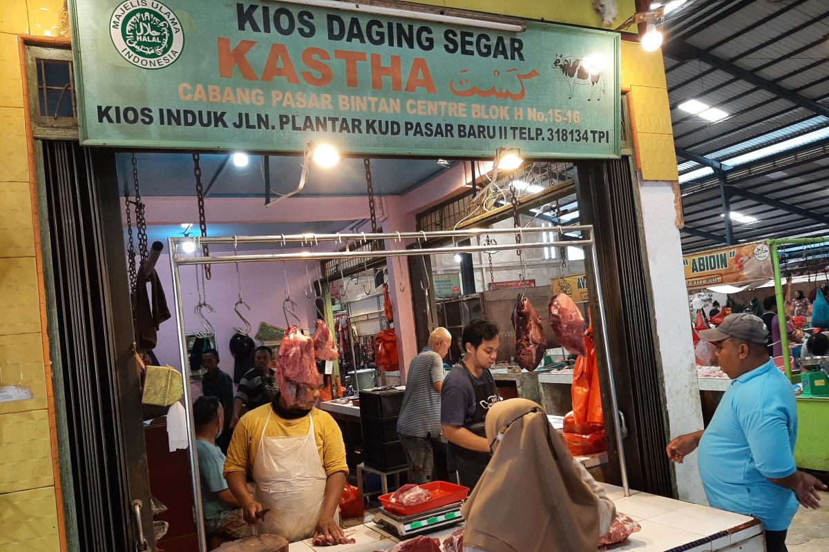 Harga daging sapi segar di Tanjungpinang naik jadi Rp190 per kilogram
