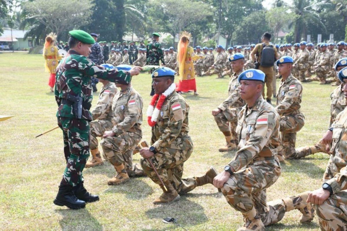 Pangdam I/BB sambut kedatangan Satgas Garuda XXXIX-D/Monusco Kongo