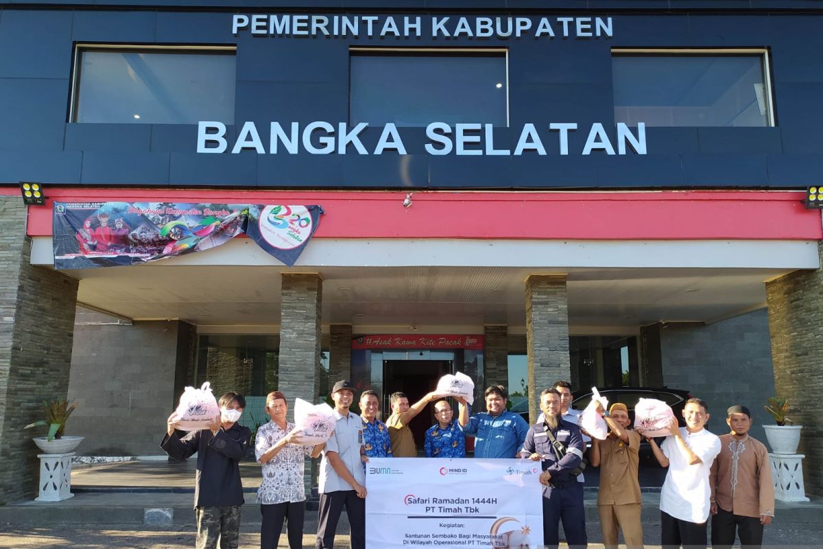 Bangka Selatan terima ribuan paket sembako dari PT Timah