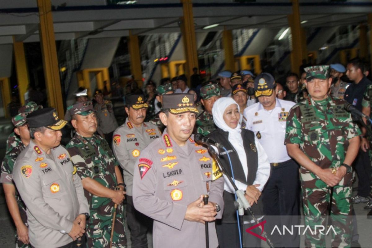 Kapolri: Pati Polri diterjunkan pantau arus mudik di Jatim