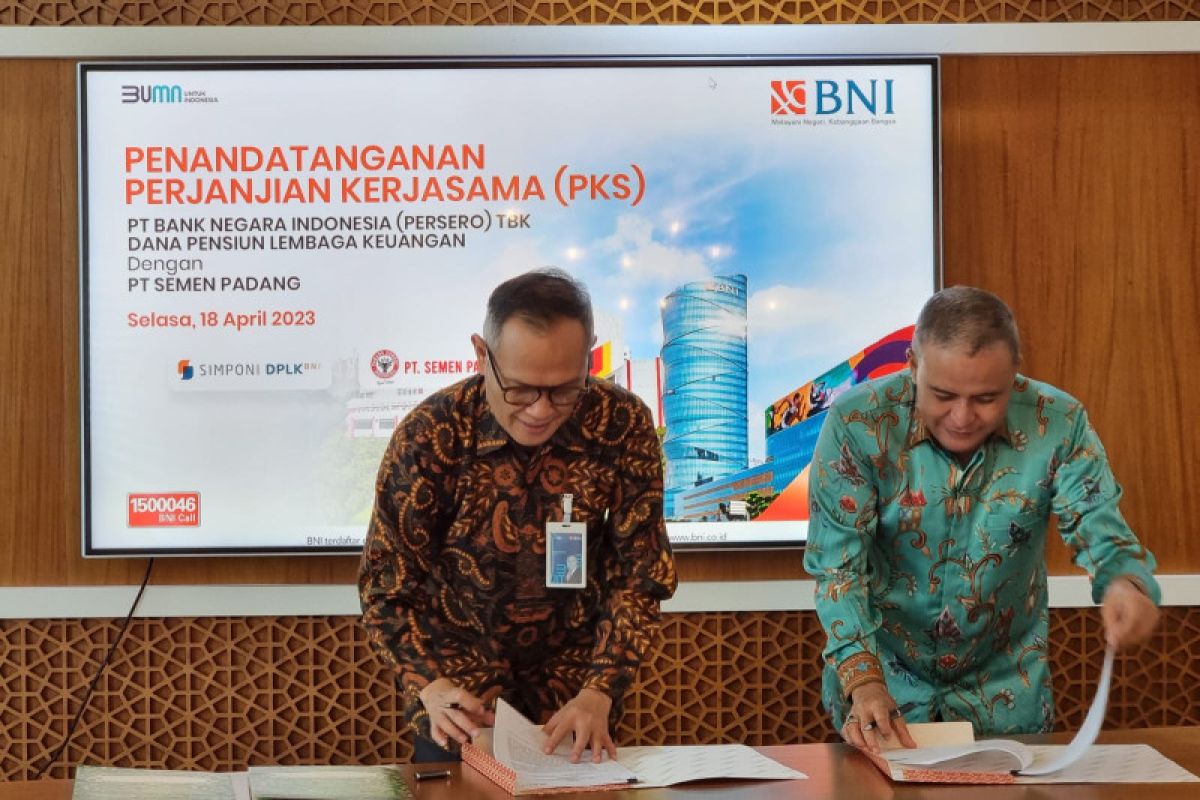 PT Semen Padang percayakan pengelolaan dana pensiun pegawai di DPLK BNI