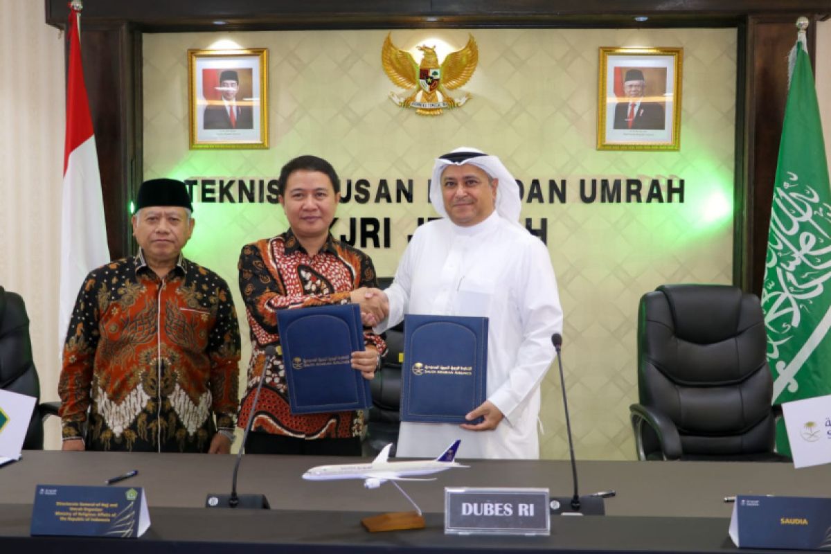 Kemenag dan Saudia Airlines teken kerja sama angkut jamaah haji Indonesia
