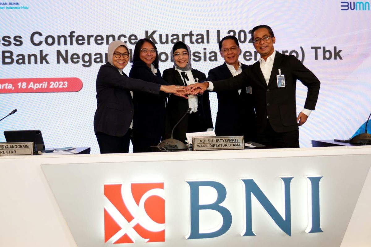 BNI cetak laba bersih Rp5,2 triliun di kuartal I-2023, naik 32 persen