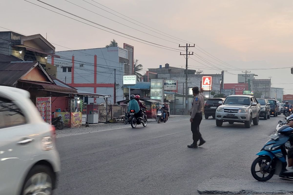 Polres Asahan atasi kemacetan arus mudik di Jalinsum