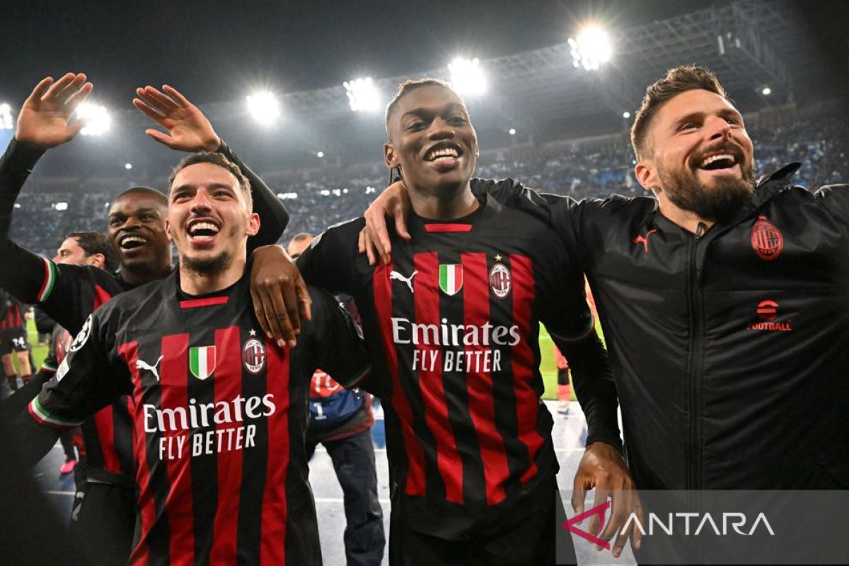 AC Milan ke semifinal Liga Champions setelah singkirkan Napoli dengan agregat 2-1