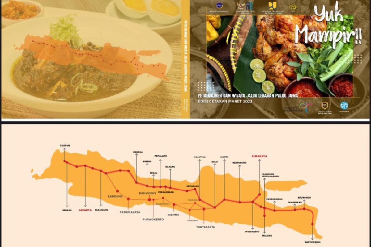 Kemenhub luncurkan Buku Digital Peta Kuliner dan Wisata Pulau Jawa