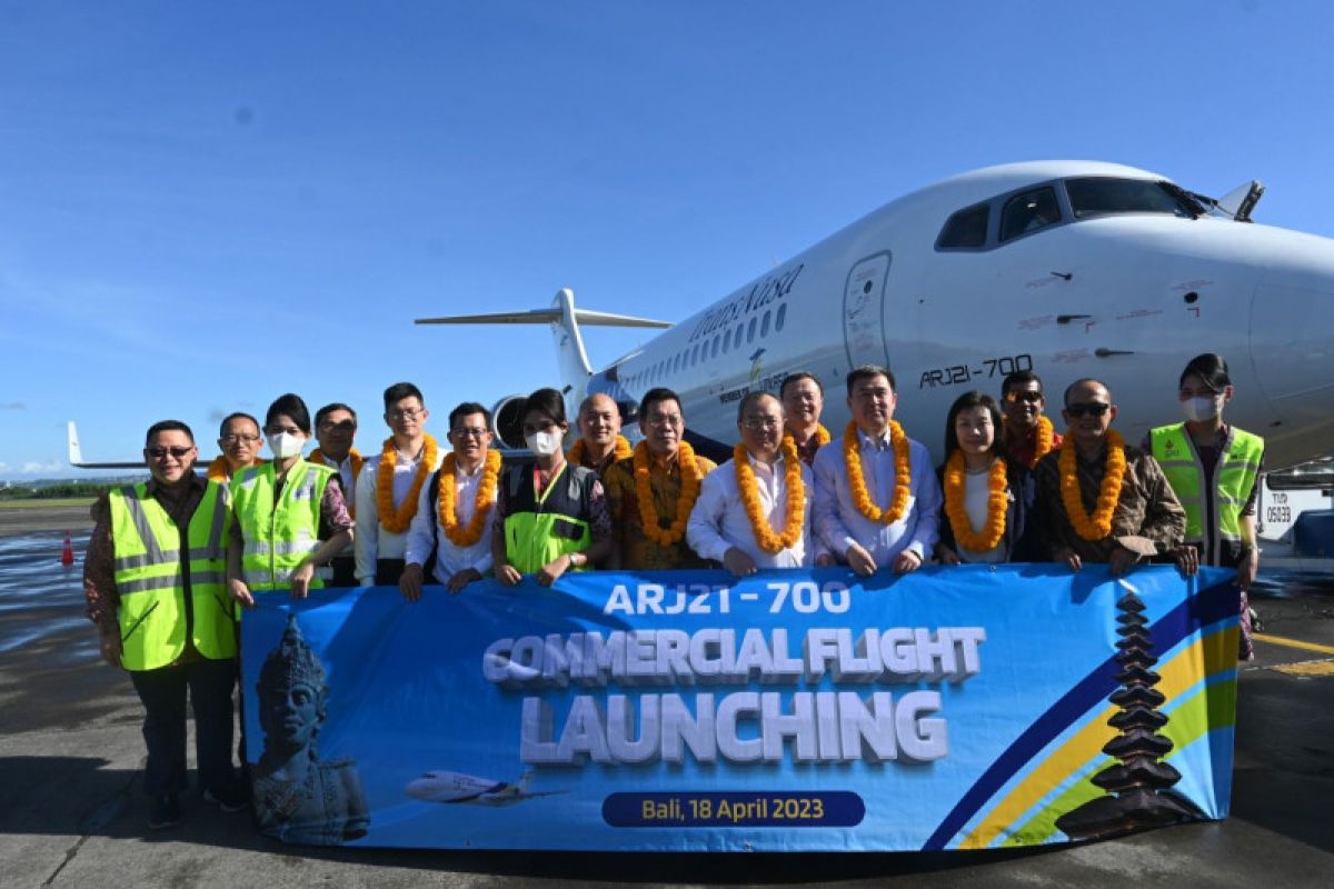 TransNusa operasikan pesawat COMAC ARJ21-700 pertama di Indonesia