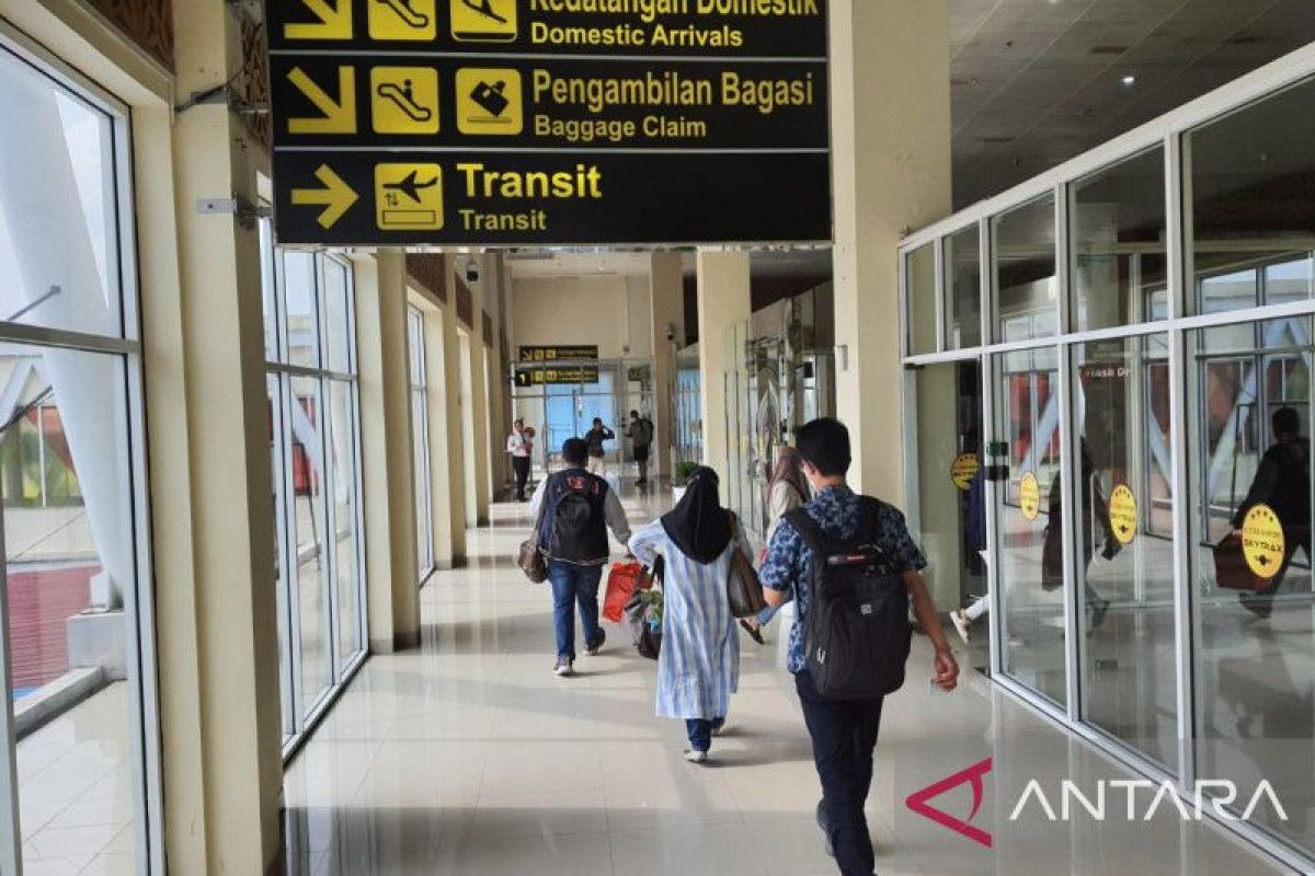 Sebanyak 95.246 orang mudik lewat Bandara SSK II Pekanbaru