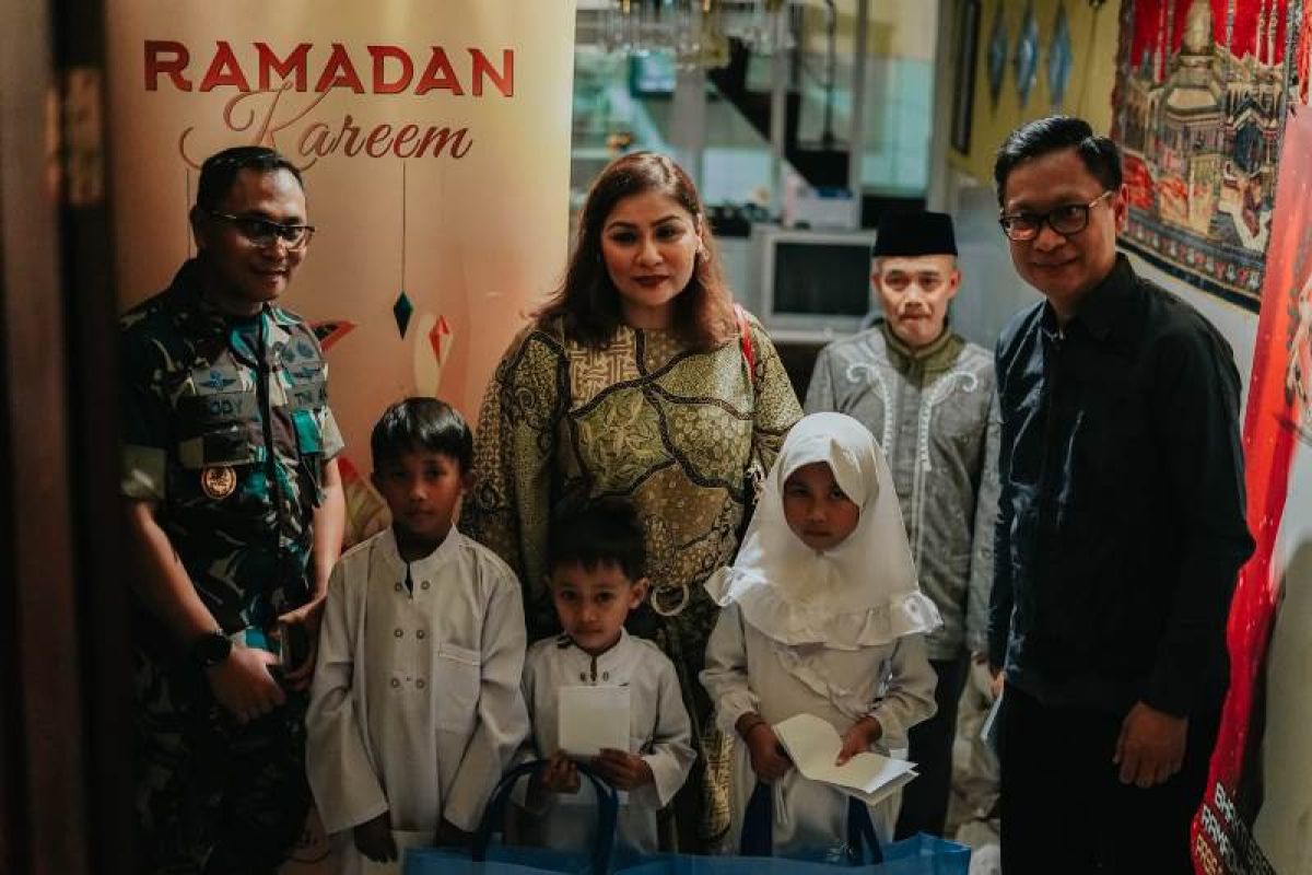 QNET dan Pasis Sesko TNI 2023 hadirkan keceriaan Ramadhan di panti asuhan