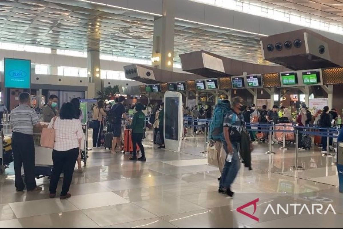 Hari ini jumlah pemudik di Bandara Soekarno-Hatta tembus 164.575 orang