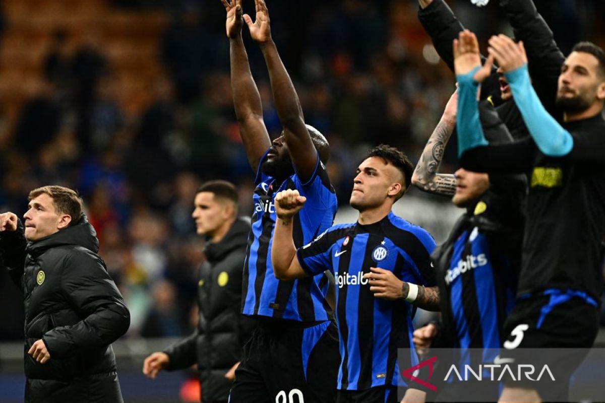 Inter Milan ke semifinal Liga Champions usai menang agregat 5-3 Vs Benfica