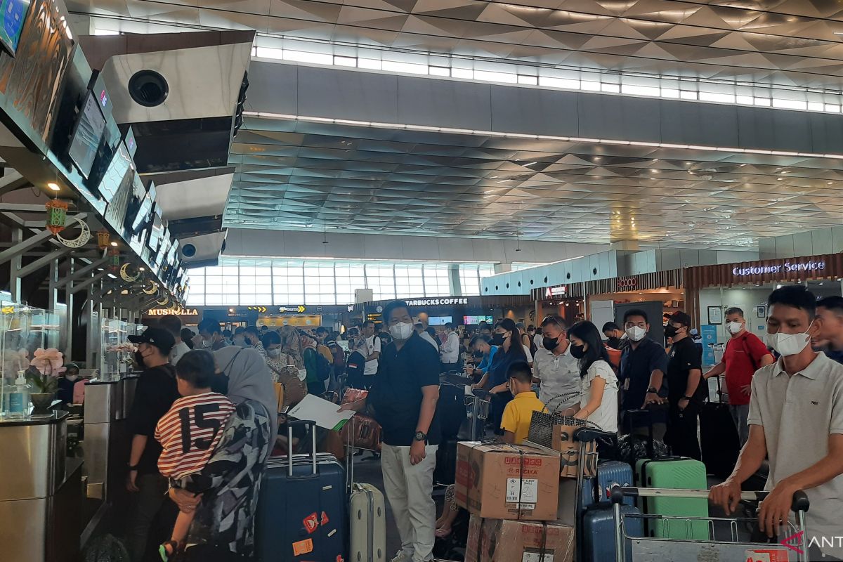 Jelang Lebaran penumpang di Bandara Soetta mencapai 158.671 orang