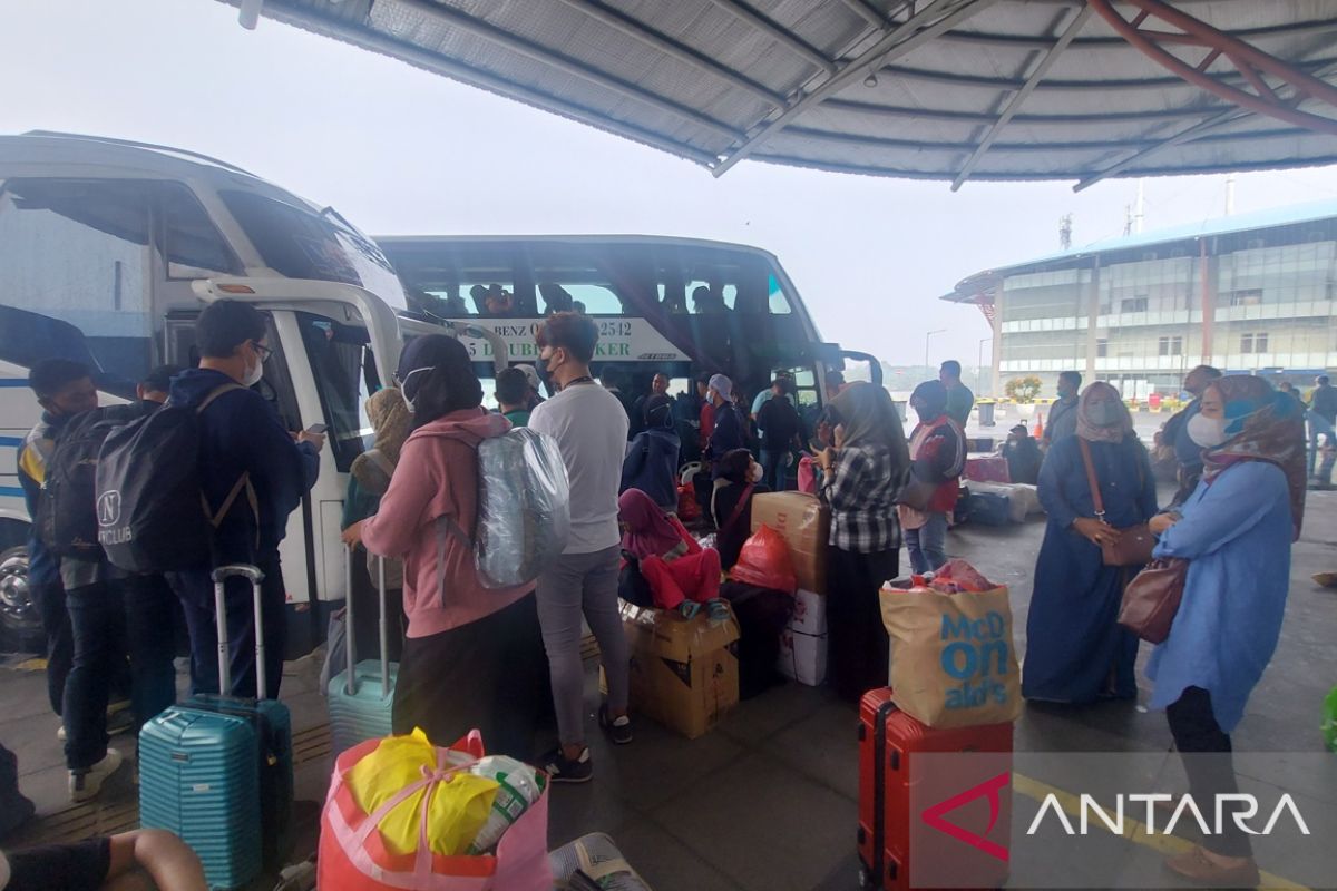 Hingga H-3 sudah 22.508 penumpang berangkat dari Terminal Pulo Gebang