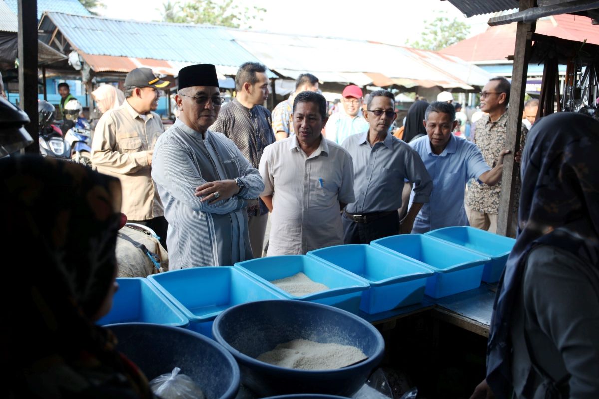 Harga kebutuhan pokok di HSS terpantau wajar dan stabil