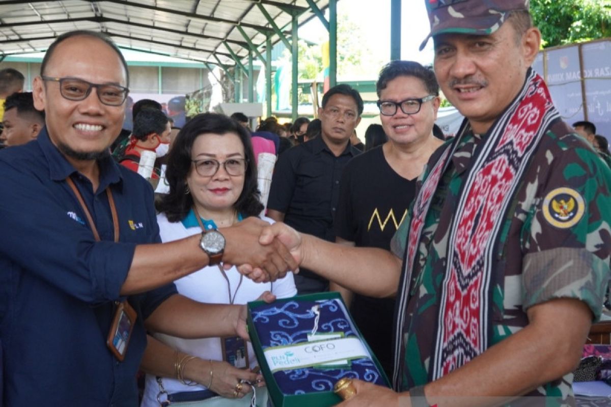 PLN mempromosikan produk UMKM binaan di Bazar Ramadhan Kodam Merdeka