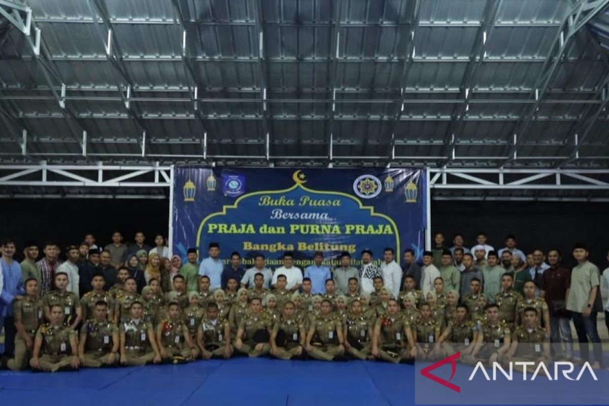 Pj Gubernur Suganda silahturahmi bersama Purna dan Praja IPDN