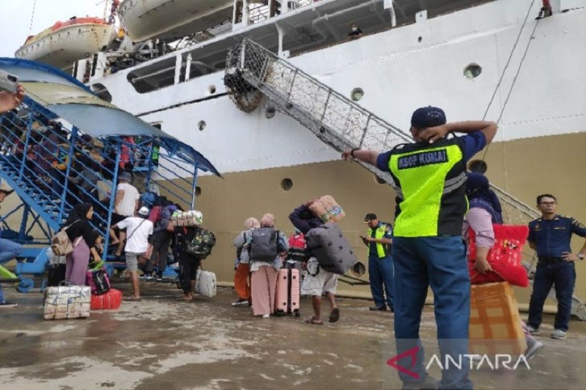 KSOP mencatat 28.888 pemudik telah berangkat melalui Pelabuhan Kumai