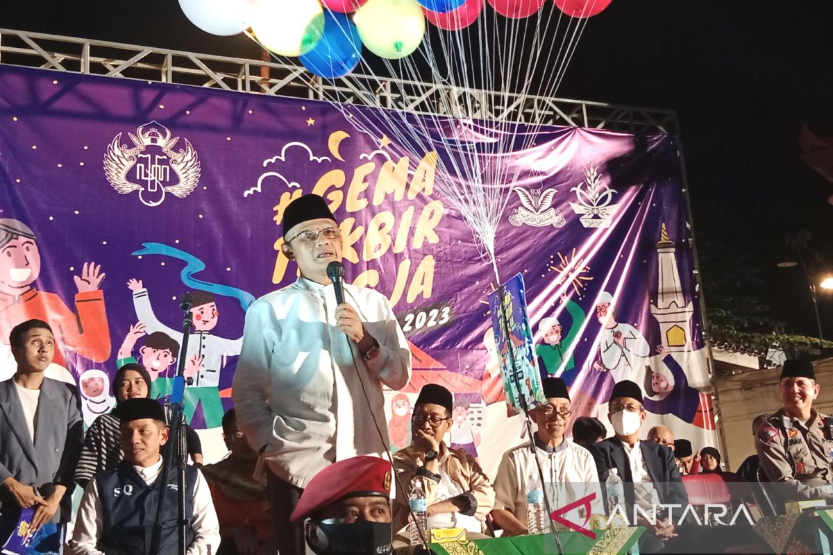 Haedar Nashir melepas Gema Takbir Jogja 2023 di Masjid Gedhe Kauman