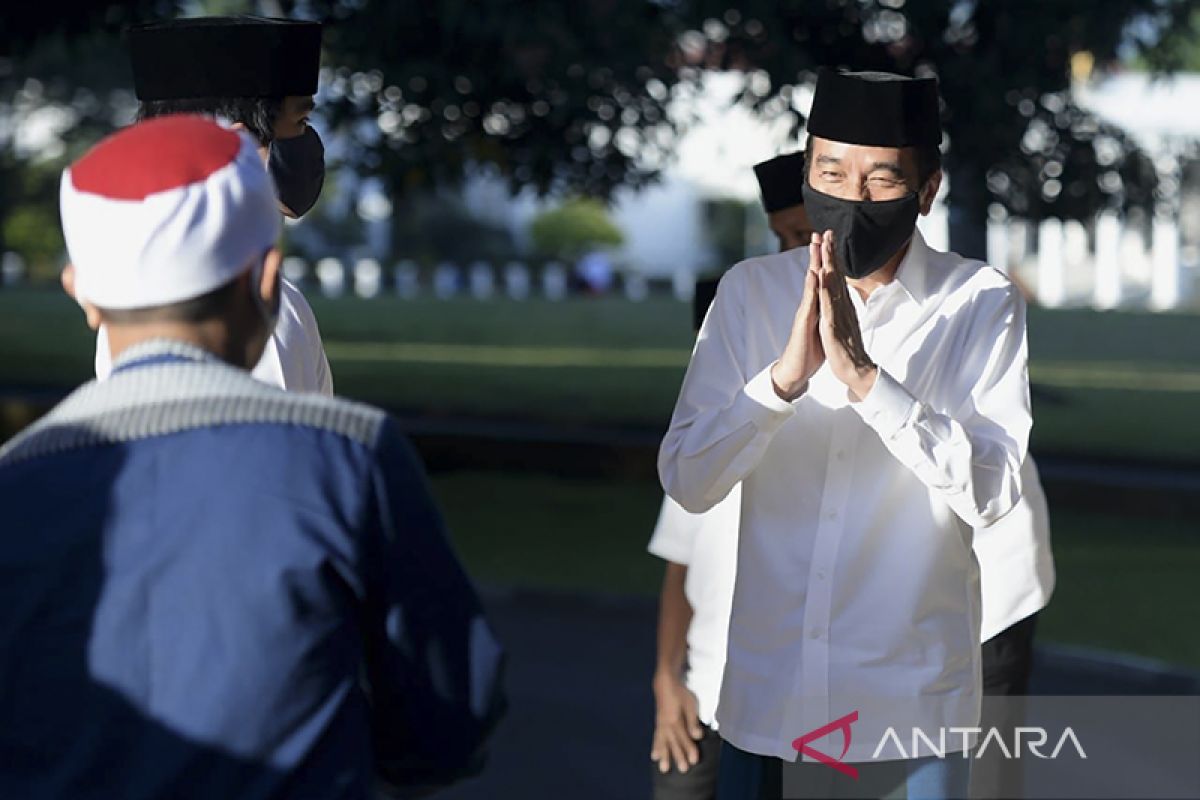 Jokowi persilakan staf Istana mudik dan berlebaran bersama keluarga